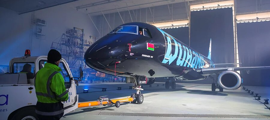 Belavia and Dinamo-Minsk presented the first branded aircraft