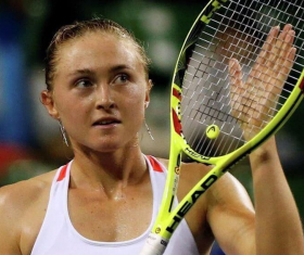 Alexandra Sasnovich got off to a good start at Wimbledon