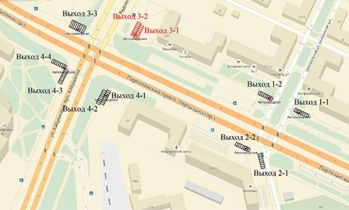 Метро минск академия наук карта